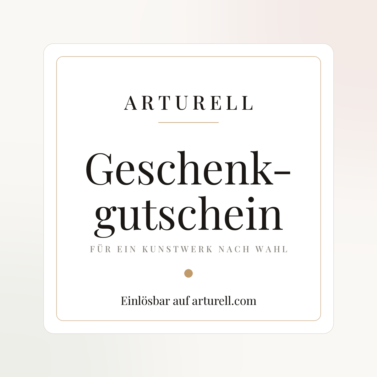 Arturell Geschenkgutschein